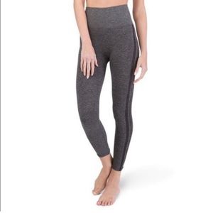 SPANX Assets Gray Varsity Stripe Seamless Leggings